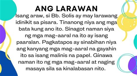 LARAWAN (Tagalog).